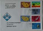 (242'252) - PTT-Briefumschlag vom 7. Oktober 1973 am 7. November 2022 in Thun