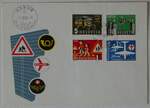 (244'223) - PTT-Briefumschlag vom 1. Mrz 1956 am 27. Dezember 2022 in Thun