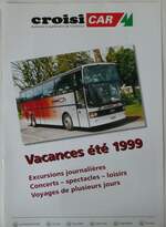 (245'094) - Croisi Car-Vacances t 1999 am 16.
