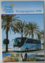 (246'062) - Flck Reisen-Reiseprogramm 2008 am 12. Februar 2023 in Thun (Vorderseite)