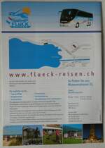 (246'063) - Flck Reisen-Reiseprogramm 2008 am 12. Februar 2023 in Thun (Rckseite)
