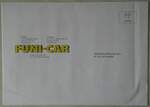 (246'346) - Funi-Car-Briefumschlag am 19. Februar 2023 in Thun