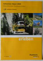 (246'634) - PostAuto-Schweizer Alpen 2004 am 26.