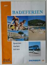 (247'148) - Gerber-Badeferien 2007 am 12. Mrz 2023 in Thun