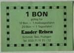 (247'479) - Kander-Reisen-Bon am 19. Mrz 2023 in Thun