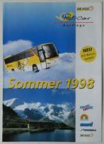 (247'735) - PostCar-Sommer 1998 am 26.