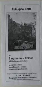 (248'162) - Bergmann-Reisejahr 2004 am 7.