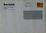 (248'741) - Bernair-Briefumschlag vom 21. Juli 2011 am 17. April 2023 in Thun