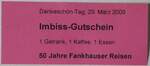 (249'291) - Fankhauser-Gutschein vom 29. Mrz 2009 am 30. April 2023 in Thun