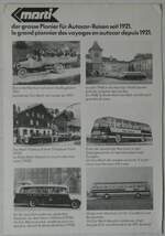 (250'416) - Marti-der grosse Pionier fr Autocar-Reisen seit 1921 am 25.