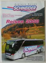 (251'109) - Schneider-Reisen 2008 am 6.
