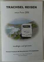 (251'658) - Trachsel-Reisen 2006 am 18.
