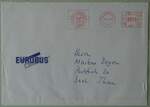 (252'526) - Eurobus-Briefumschlag vom 25. Mrz 1998 am 9. Juli 2023 in Thun