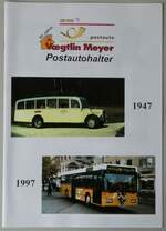 (252'753) - 50 Jahre Voegtlin-Meyer Postautohalter 1947 1997 am 16. Juli 2023 in Thun
