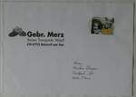(252'919) - Merz-Briefumschlag vom 2. Oktober 1998 am 24. Juli 2023 in Thun
