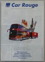 (254'832) - Car Rouge - Die schönste Art im Bus zu reisen 2003 am 5. September 2023 in Thun 