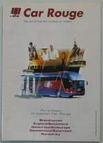 (254'833) - Car Rouge - Die schönste Art im Bus zu reisen 2004 am 5. September 2023 in Thun