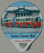 (255'441) - Kaffeerahm - Swiss Classic Bus - am 19. September 2023 in Thun