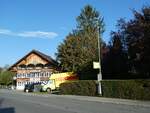 (255'852) - STI-Haltestelle am 3. Oktober 2023 in Thun-Lerchenfeld, Zollhaus