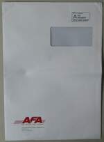 (256'647) - AFA-Briefumschlag vom 8. November 2019 am 3. November 2023 in Thun