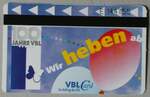 (257'180) - VBL Card - Wir heben ab - am 19. November 2023 in Thun 