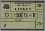 (258'731) - TN-Einzelbillet am 14. Januar 2024 in Thun