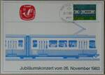 Thun/854703/264217---karte-fuer-vbz-jubilaeumskonzert-vom (264'217) - Karte fr VBZ-Jubilumskonzert vom 26. November 1983 am 30 Juni 2024 in Thun