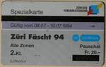 Thun/854707/264221---taxcard---5--zueri (264'221) - Taxcard - 5.- Zri Fscht 1994 Pauschal Fr. 20.- - am 30. Juni 2024 in Thun (Rckseite)