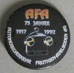 Thun/854780/264255---protestknopf---afa-75 (264'255) - Protestknopf - AFA 75 Jahre 1917 - 1992 - am 1. Juli 2024 in Thun