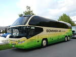 Thun/861257/266088---sommer-gruenen---be (266'088) - Sommer, Grnen - BE 30'306 - Neoplan am 20. August 2024 in Thun, Strandbad