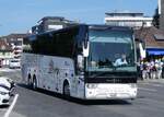 Thun/861324/266102---pegasus-reisen-baden-- (266'102) - PEGASUS Reisen, Baden - Nr. 3/AG 13'658 - Van Hool am 22. August 2024 beim Bahnhof Thun