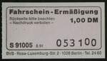 (266'156) - Aus Deutschland: BVB-Fahrschein-Ermssigung am 25. August 2024 in Thun