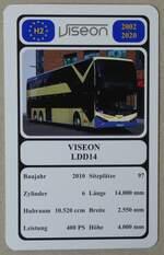 (280'644) - Quartett-Spielkarte mit VISEON LDD14 von 2010 am 22.