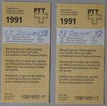 (282'692) - PTT-Tageskarten am 2. Dezember 2025 in Thun