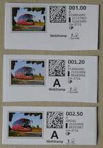 (282'695) - AFA-Frankaturen am 2. Dezember 2025 in Thun