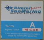 (283'524) - Aus Italien: Bonelli/Benedettini-Einzelbillet vom 23. September 2015 am 27. Dezember 2025 in Thun