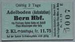 (285'173) - AFA-Einzelbillet vom 1. M�rz 1933 am am 2. M�rz 2026 in Thun