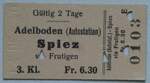 (285'176) - AFA-Einzelbillet vom 14. Dezember 1940 am 2. M�rz 2026 in Thun