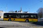 (284'551) - PostAuto Bern - BE 537'967/PID 12'349 - eSolaris am 2. Februar 2026 beim Bahnhof Worb Dorf