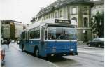 Fribourg/212109/023917---tf-fribourg---nr (023'917) - TF Fribourg - Nr. 41 - Volvo/Hess Trolleybus am 7. Juli 1998 beim Bahnhof Fribourg