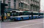 (030'716) - TF Fribourg - Nr. 173/FR 625 - Volvo/Hess am 3. April 1999 beim Bahnhof Fribourg