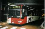 (052'020) - TPF Fribourg - Nr. 20/FR 300'268 - Mercedes am 17. Februar 2002 in Fribourg, Busbahnhof