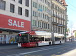 (181'165) - TPF Fribourg - Nr. 532 - Hess/Hess Gelenktrolleybus am 18. Juni 2017 beim Bahnhof Fribourg