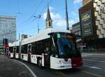 (242'368) - TPF Fribourg - Nr. 6604/FR 301'544 - Hess/Hess Gelenktrolleybus am 10. November 2022 in Fribourg, Rue Pierre-Kaelin