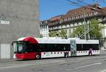 (251'517) - TPF Fribourg - Nr. 6605/FR 301'545 - Hess/Hess Gelenktrolleybus am 15. Juni 2023 in Fribourg, Rue Pierre-Kaelin