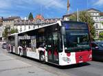 Fribourg/863272/266821---tpf-fribourg---nr (266'821) - TPF Fribourg - Nr. 556/FR 300'412 - Mercedes am 7. September 2024 in Fribourg, Place Georges Python