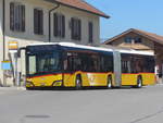 (217'145) - PostAuto Bern - BE 562'243 - Solaris am 21. Mai 2020 beim Bahnhof Kerzers