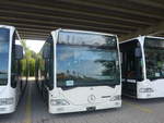 Kerzers/711666/220030---interbus-yverdon---nr (220'030) - Interbus, Yverdon - Nr. 207 - Mercedes (ex BSU Solothurn Nr. 43) am 23. August 2020 in Kerzers, Murtenstrasse