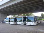 Kerzers/711669/220033---interbus-yverdon---nr (220'033) - Interbus, Yverdon - Nr. 11 - Mercedes (ex BVB Basel Nr. 792; ex VZO Grningen Nr. 24) am 23. August 2020 in Kerzers, Murtenstrasse