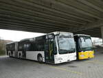 (247'694) - Interbus, Yverdon - Nr. 221 - Mercedes (ex VBL Luzern Nr. 161) am 25. Mrz 2023 in Kerzers, Murtenstrasse